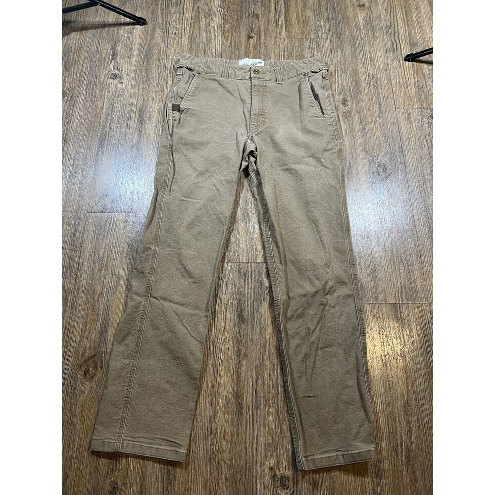 Duck Camp Pants Men 32R Tan Cordura Stretch Outdoor Workwear Canvas Outdoors